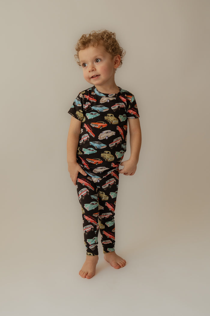 Vintage Cars | Two Piece Pajama