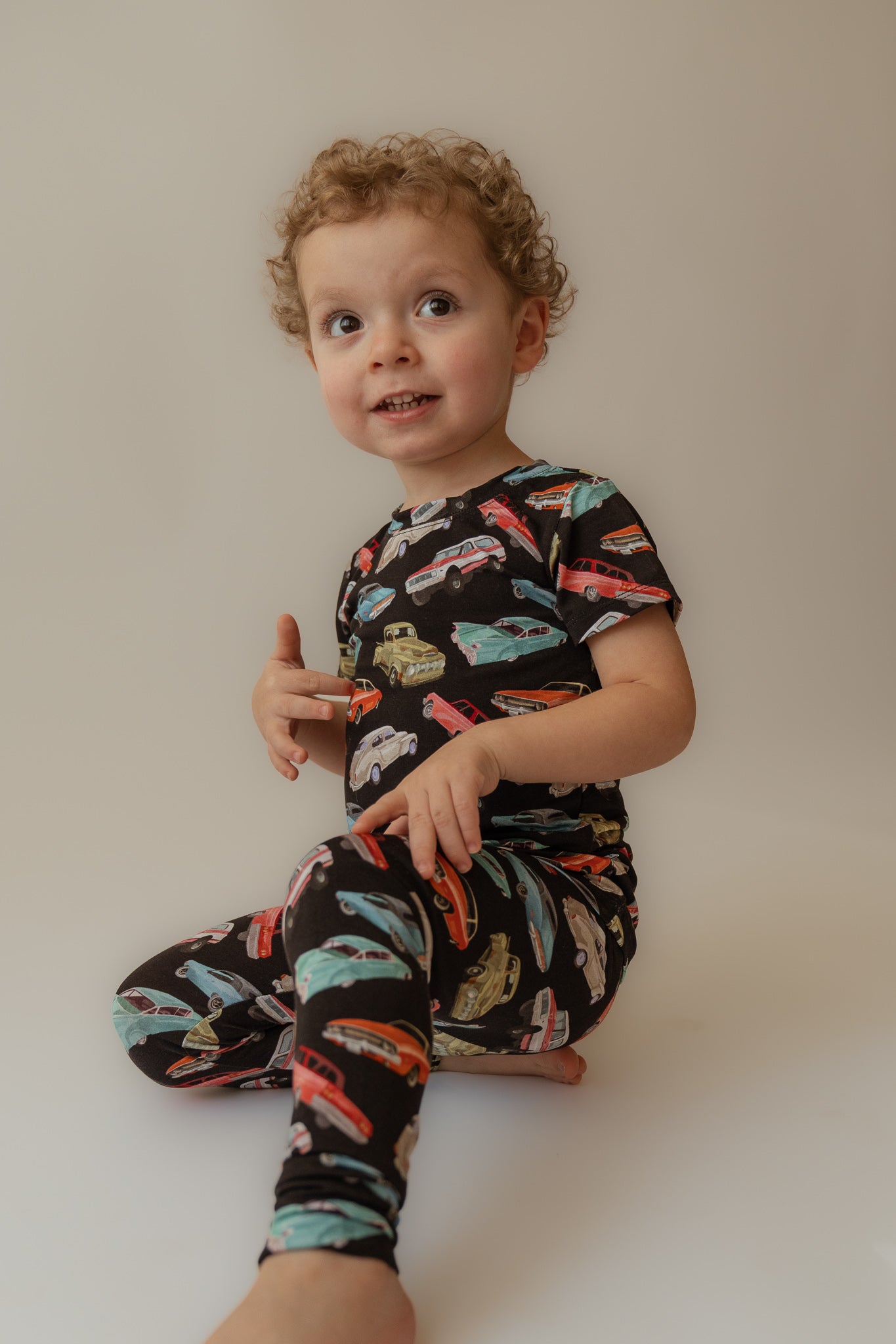 Vintage Cars | Two Piece Pajama