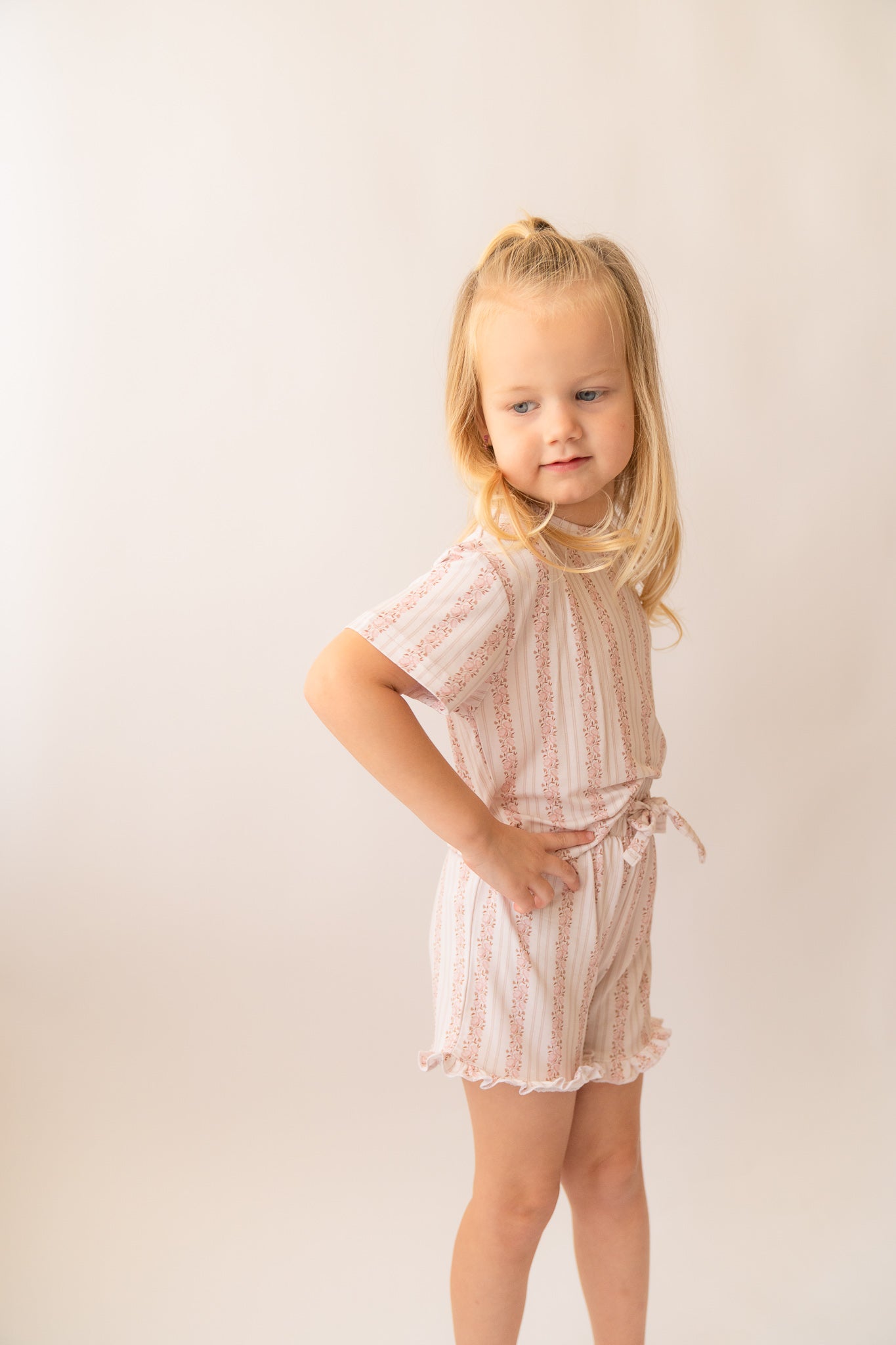 Pink Floral | Two Piece Pajama