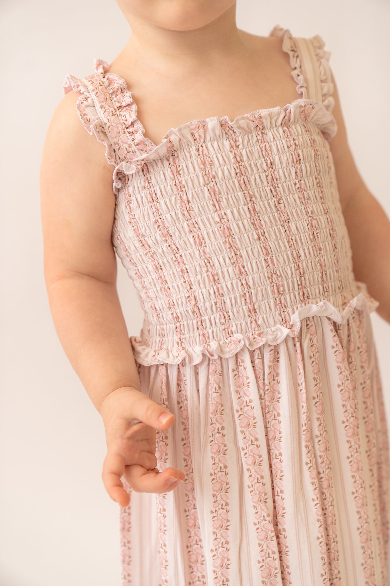 Pink Floral | Bamboo Toddler Twirl Daywear Dress