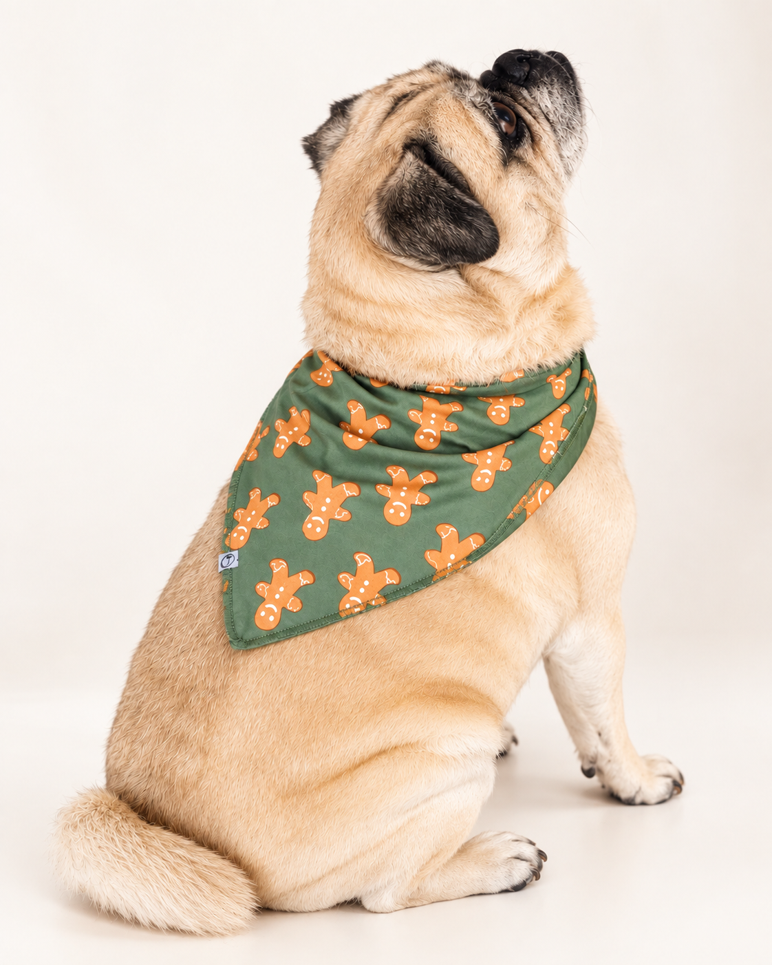 Gingerbread Christmas | Dog Bamboo Bandanna