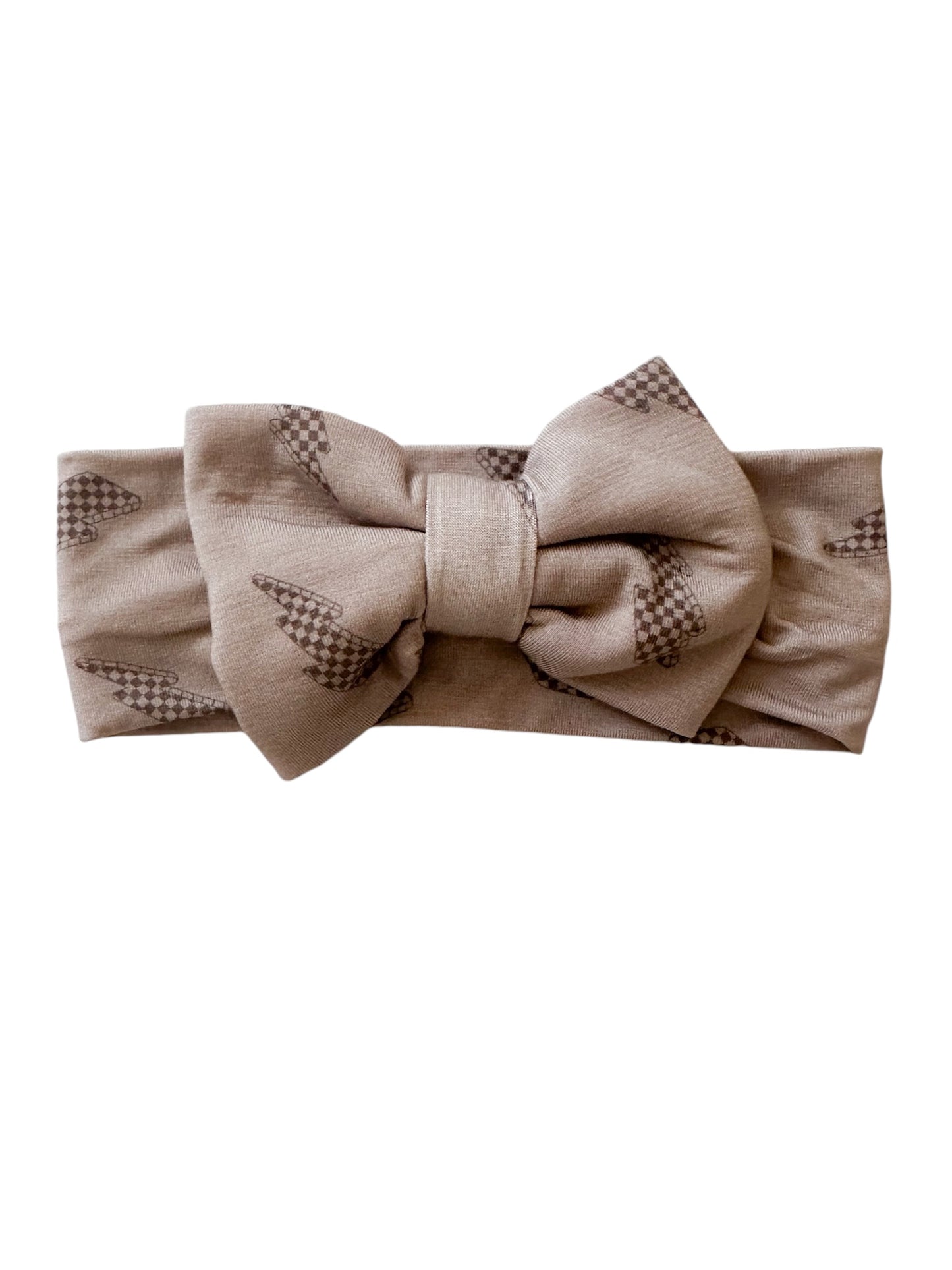Checkered Lightning Bolt | Bow