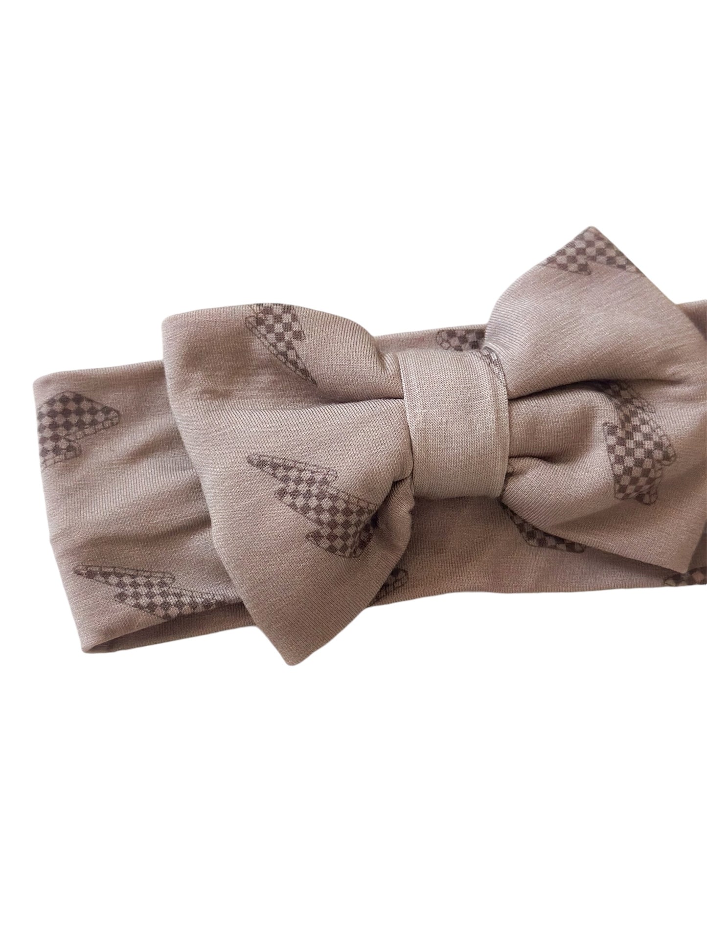Checkered Lightning Bolt | Bow