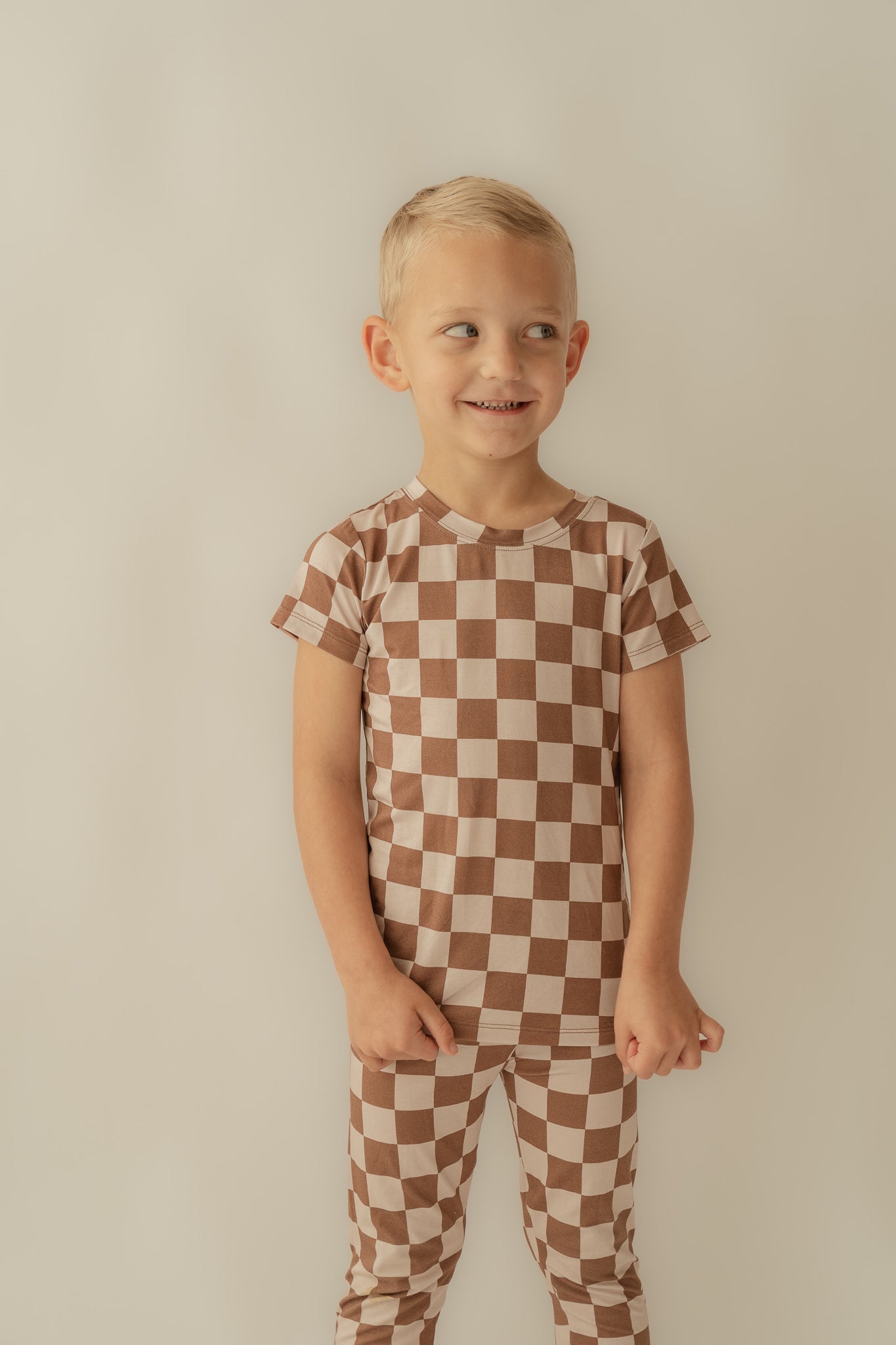 Checkerboard | Two Piece Pajama