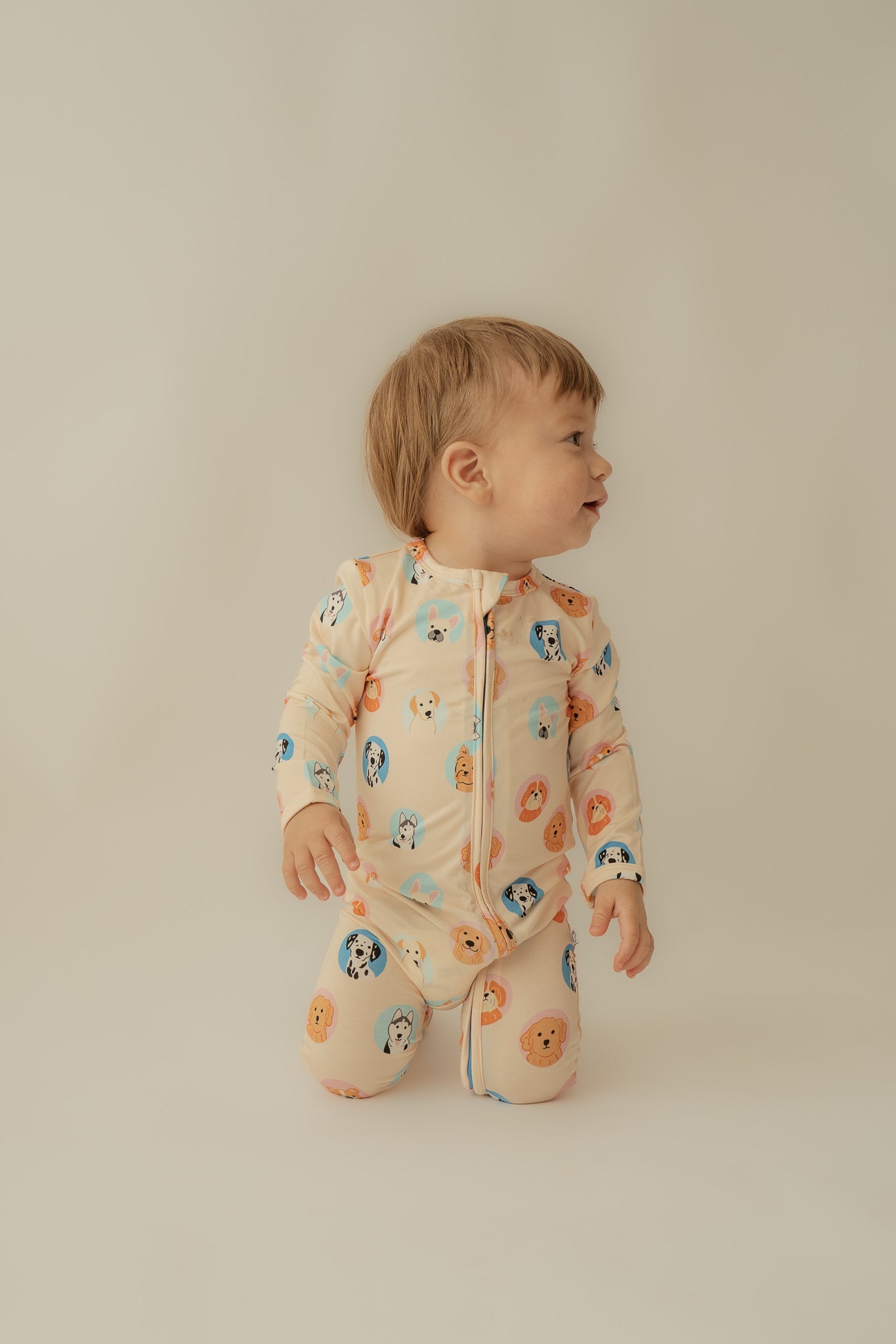 Puppy | Bamboo Zip Romper