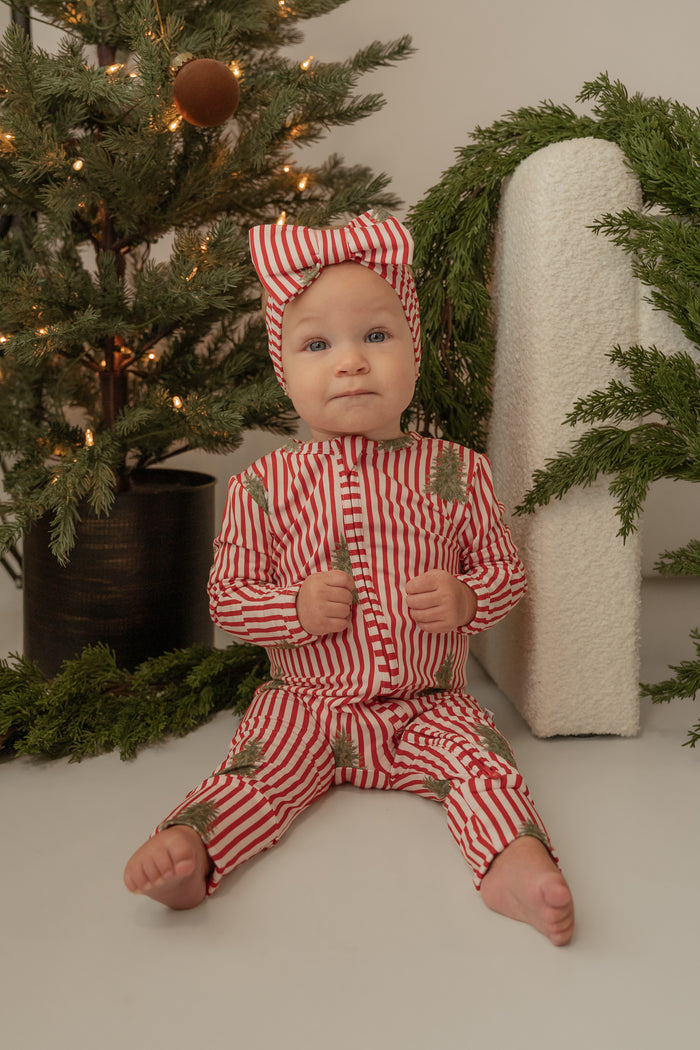 Christmas Tree | Bamboo Zip Romper
