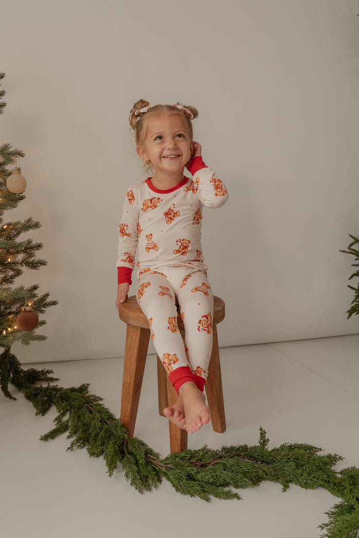 Christmas Teddy | Toddler Two Piece Pajamas