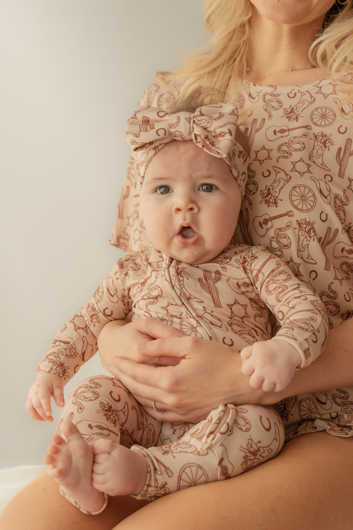 Little Wrangler | Bamboo Zip Romper