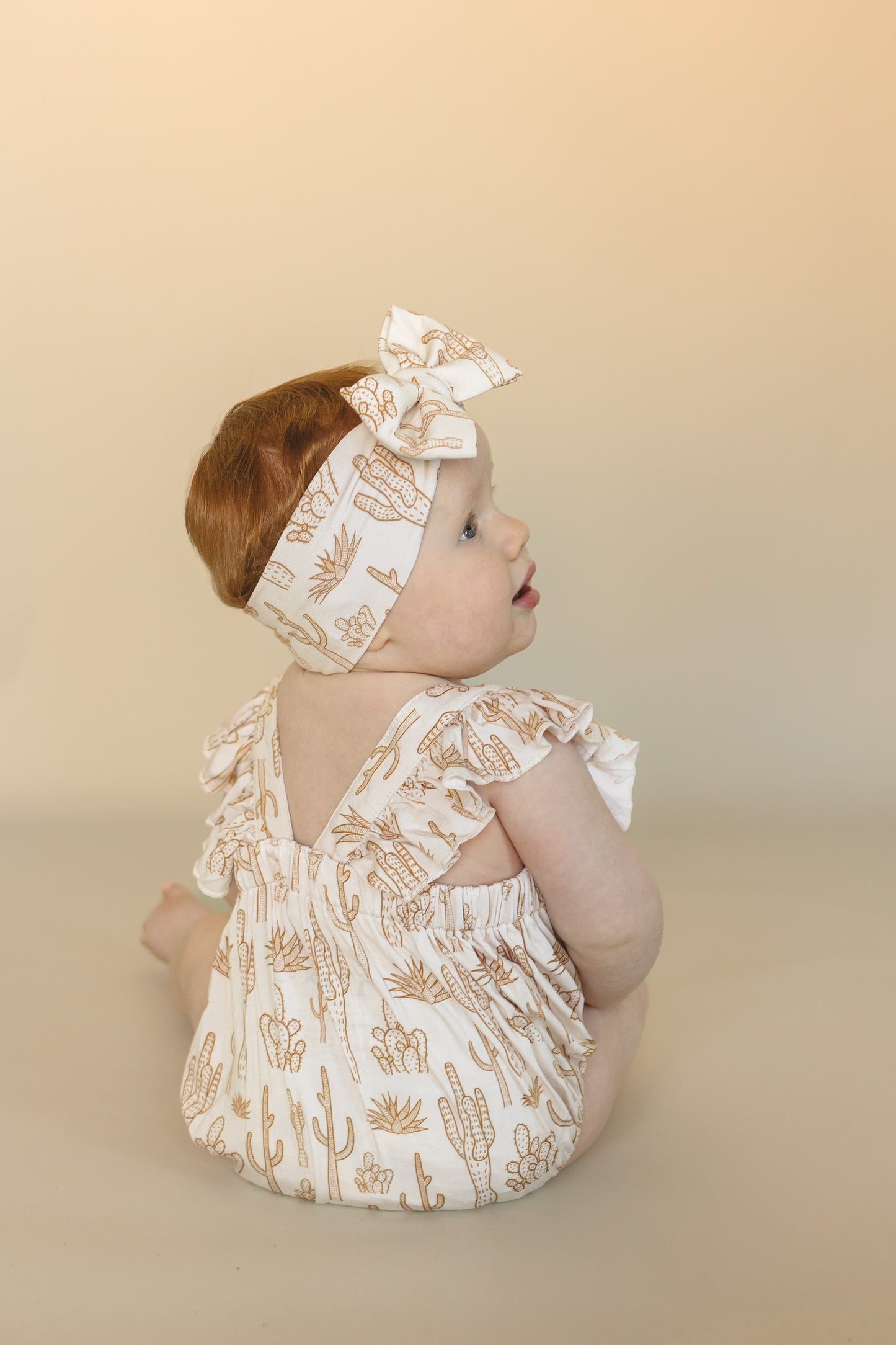 Cream cactus | Bamboo Daywear Bubble Romper