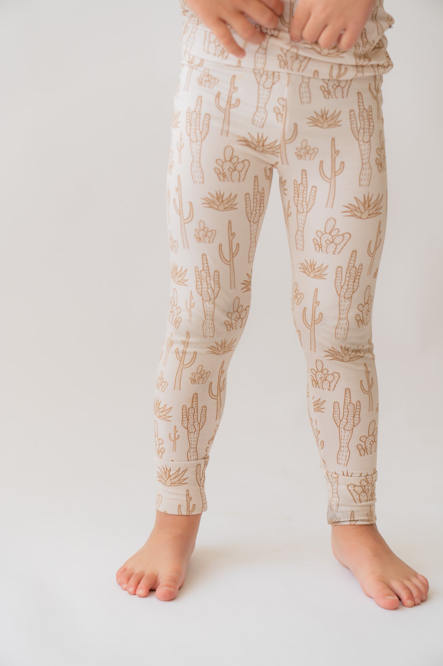 Cream Cactus | Two Piece Pajama