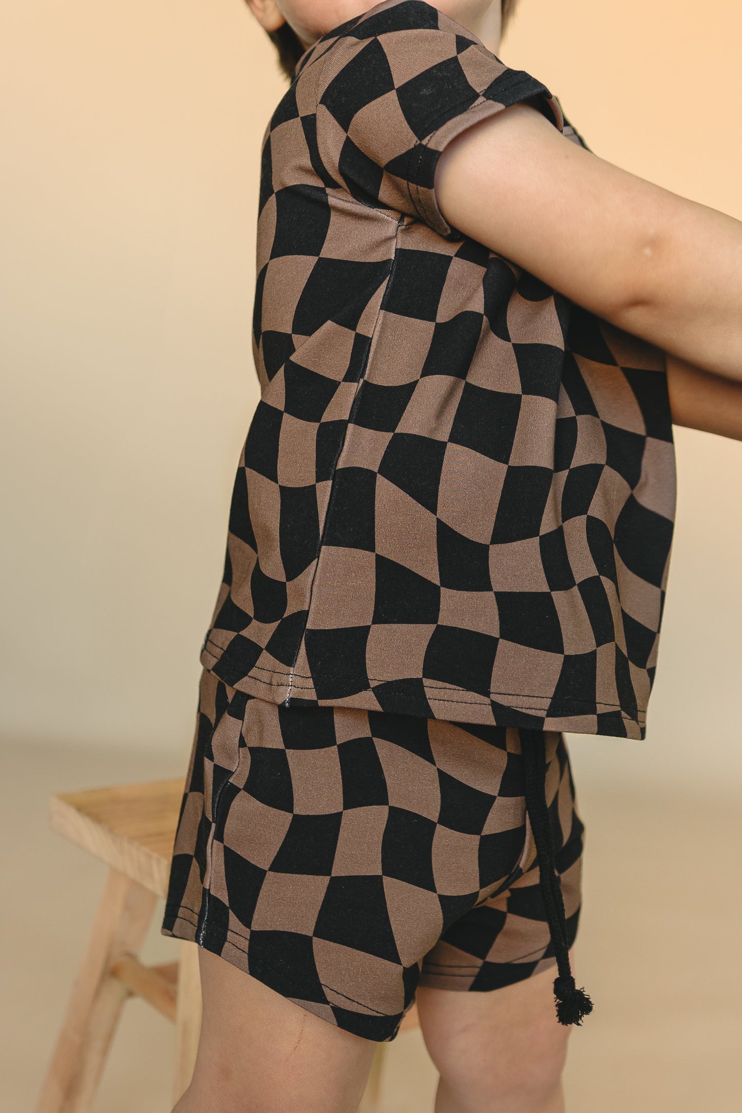Check | Terry Bamboo Two Piece Daywear