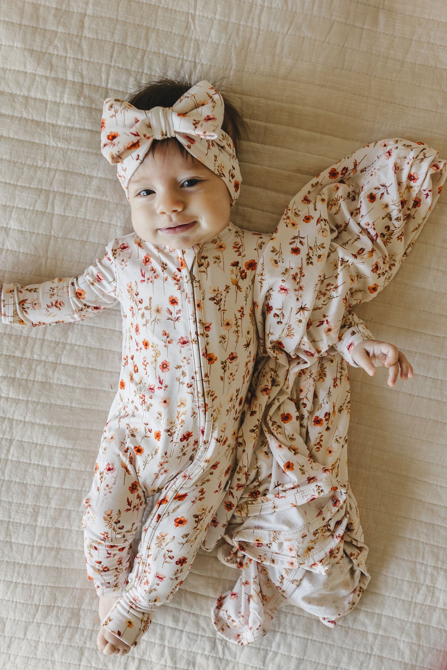 Scarlett Swaddle/Beanie Set