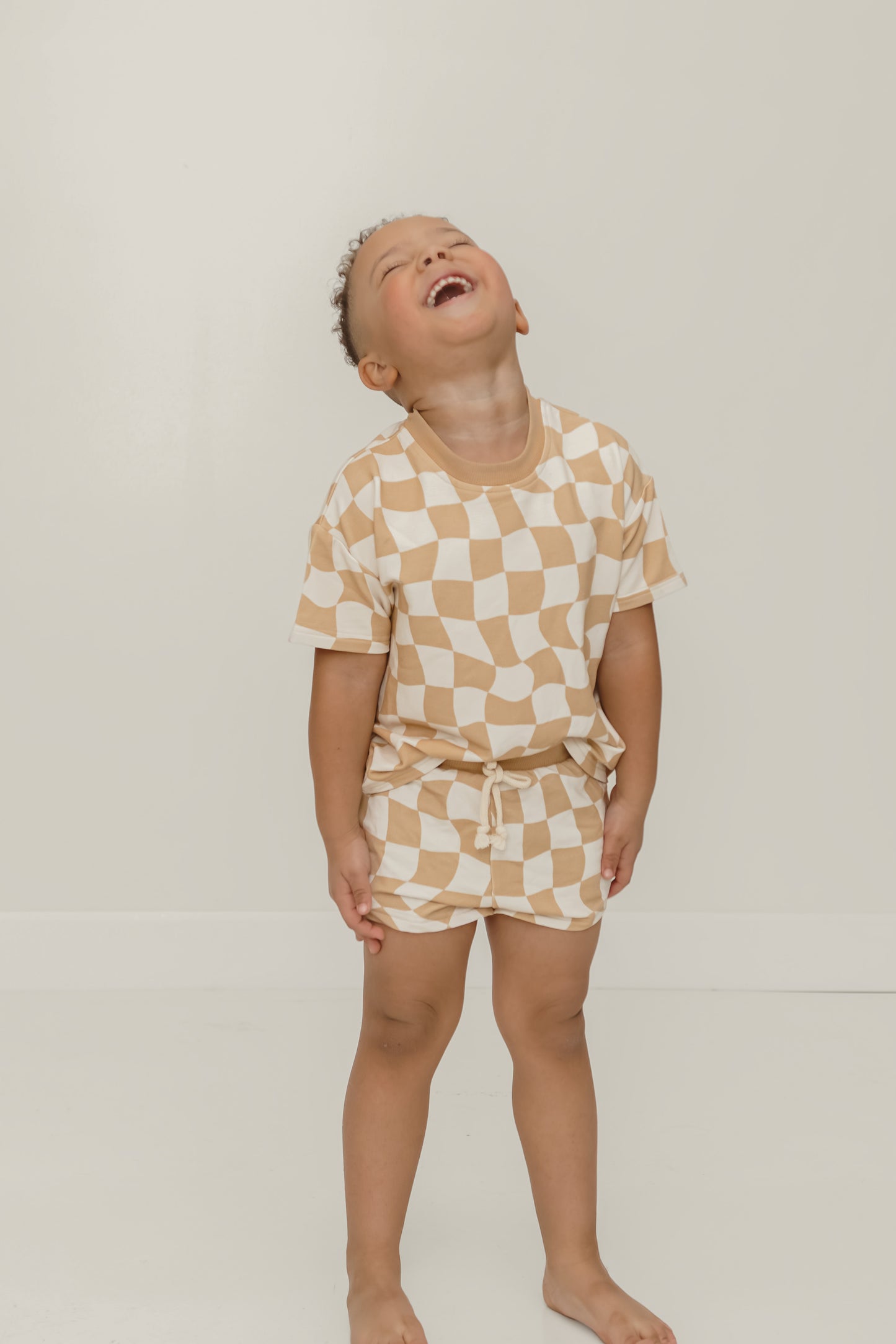 Checkerboard | Terry Bamboo Two Piece Daywear