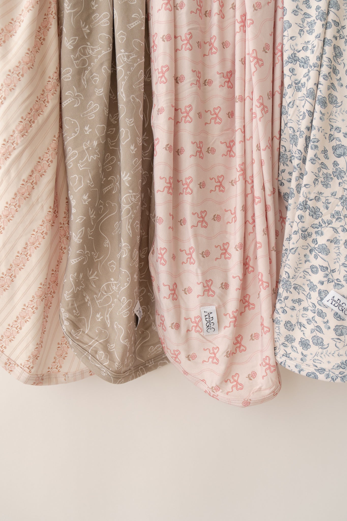 Vintage Floral Swaddle\Beanie Set