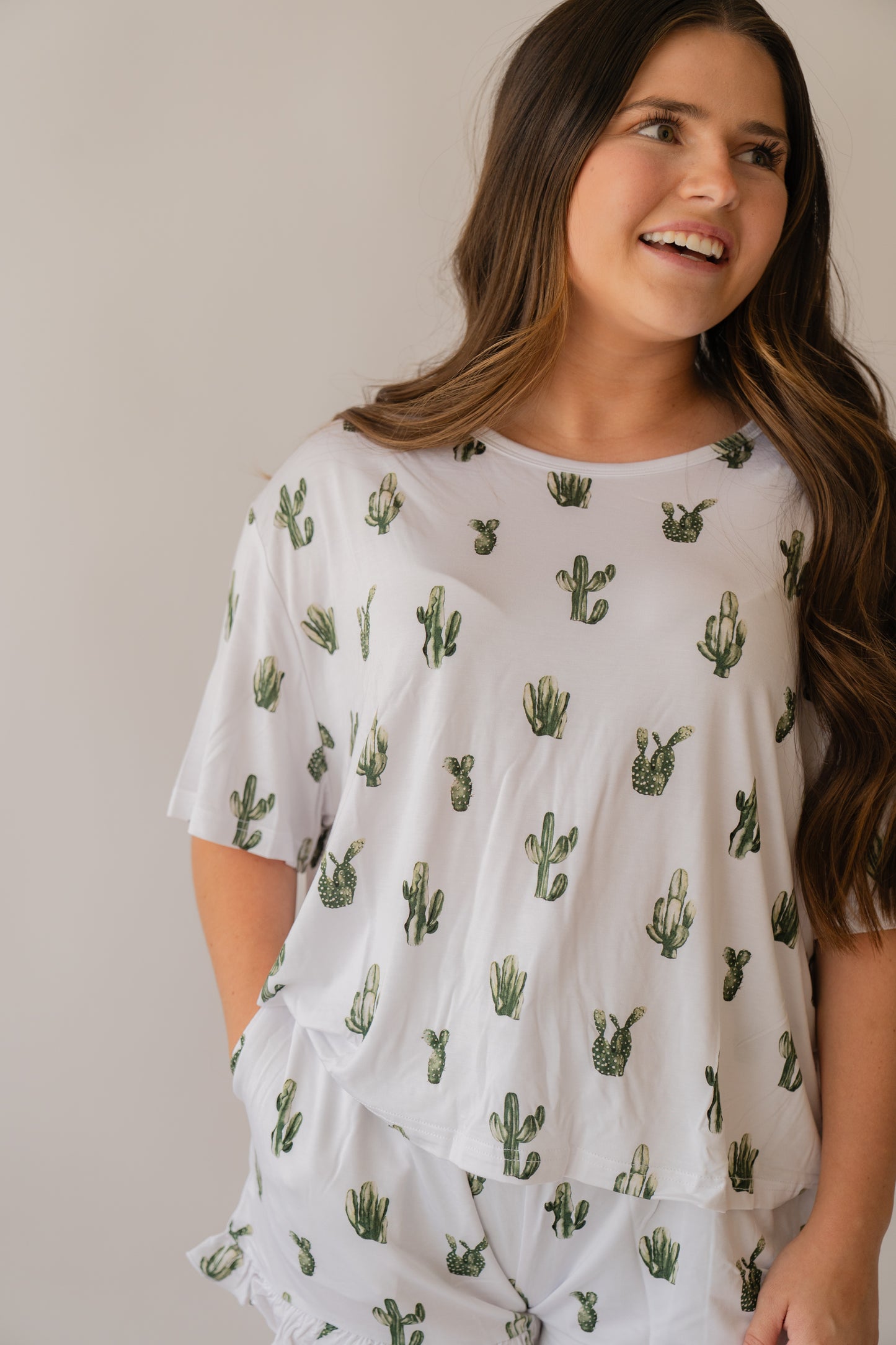 Cactus | Adult Women's Bamboo Short Set