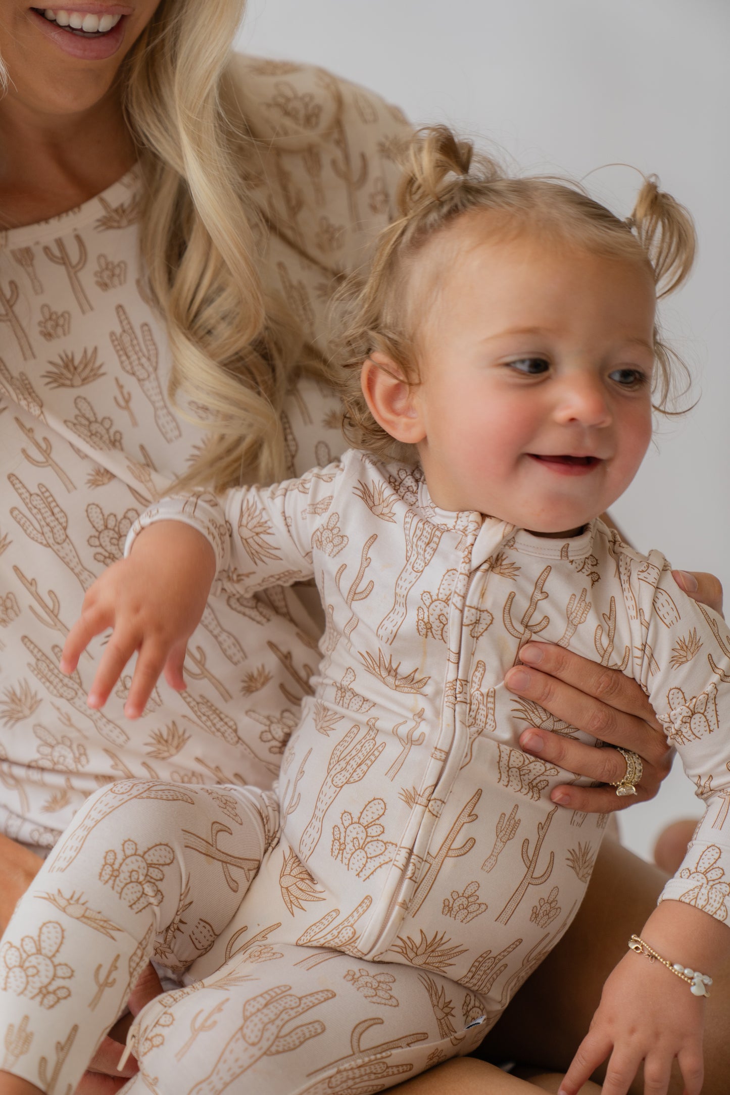 Cream Cactus | Bamboo Zip Romper