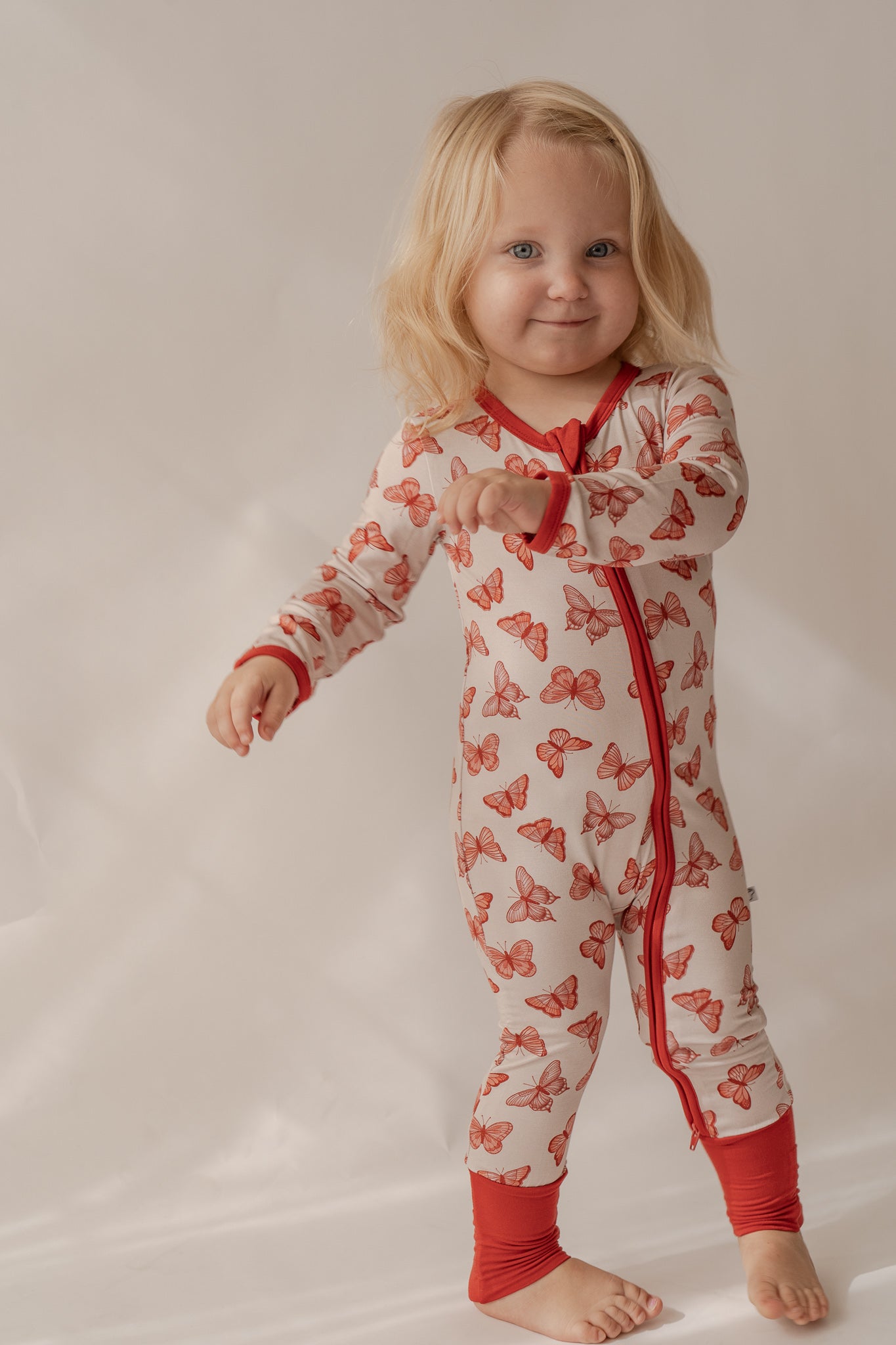 Butterfly | Bamboo Zip Romper