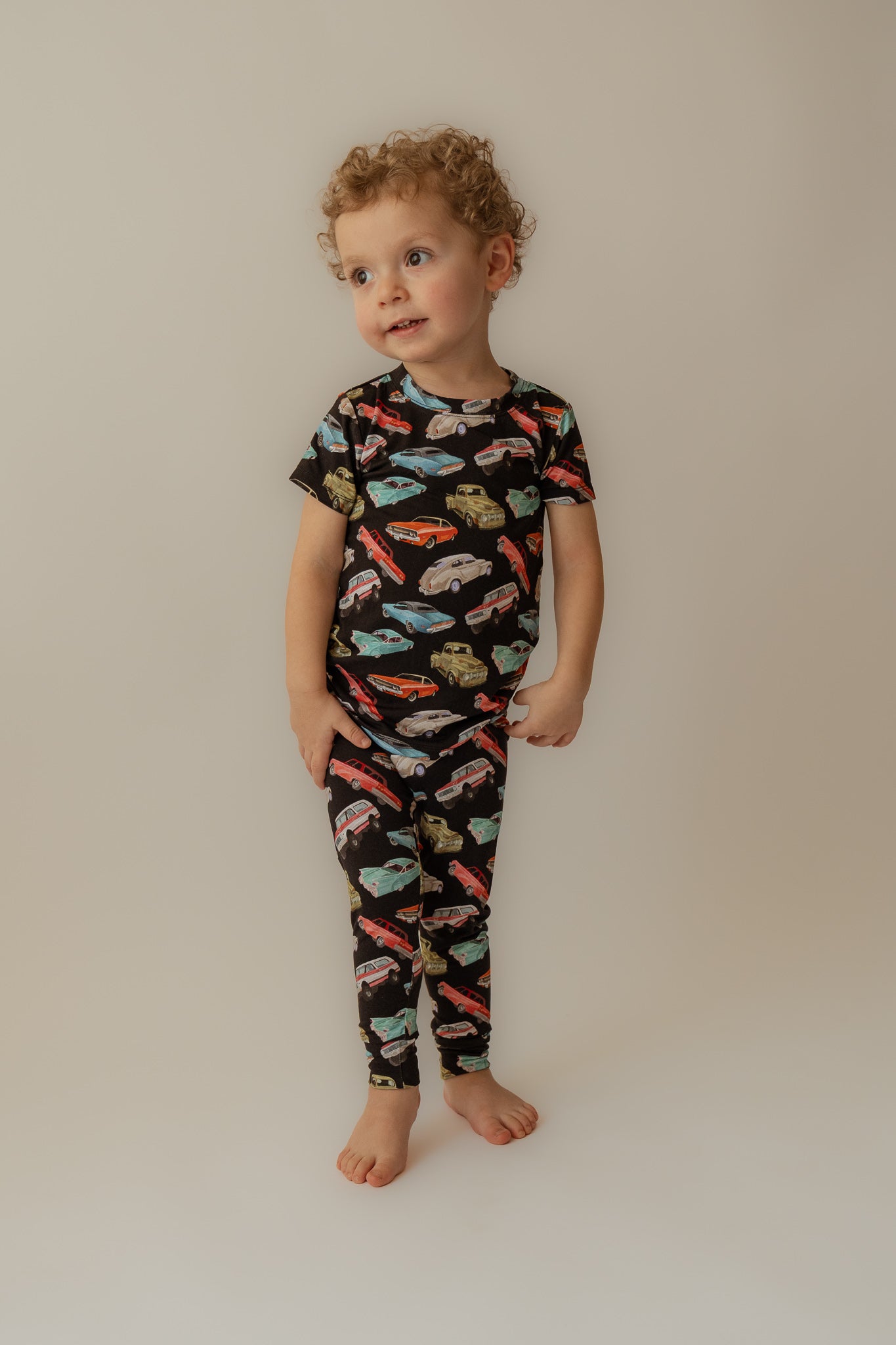 Vintage Cars | Two Piece Pajama