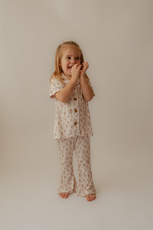 Vintage Floral | Two Piece Pajama
