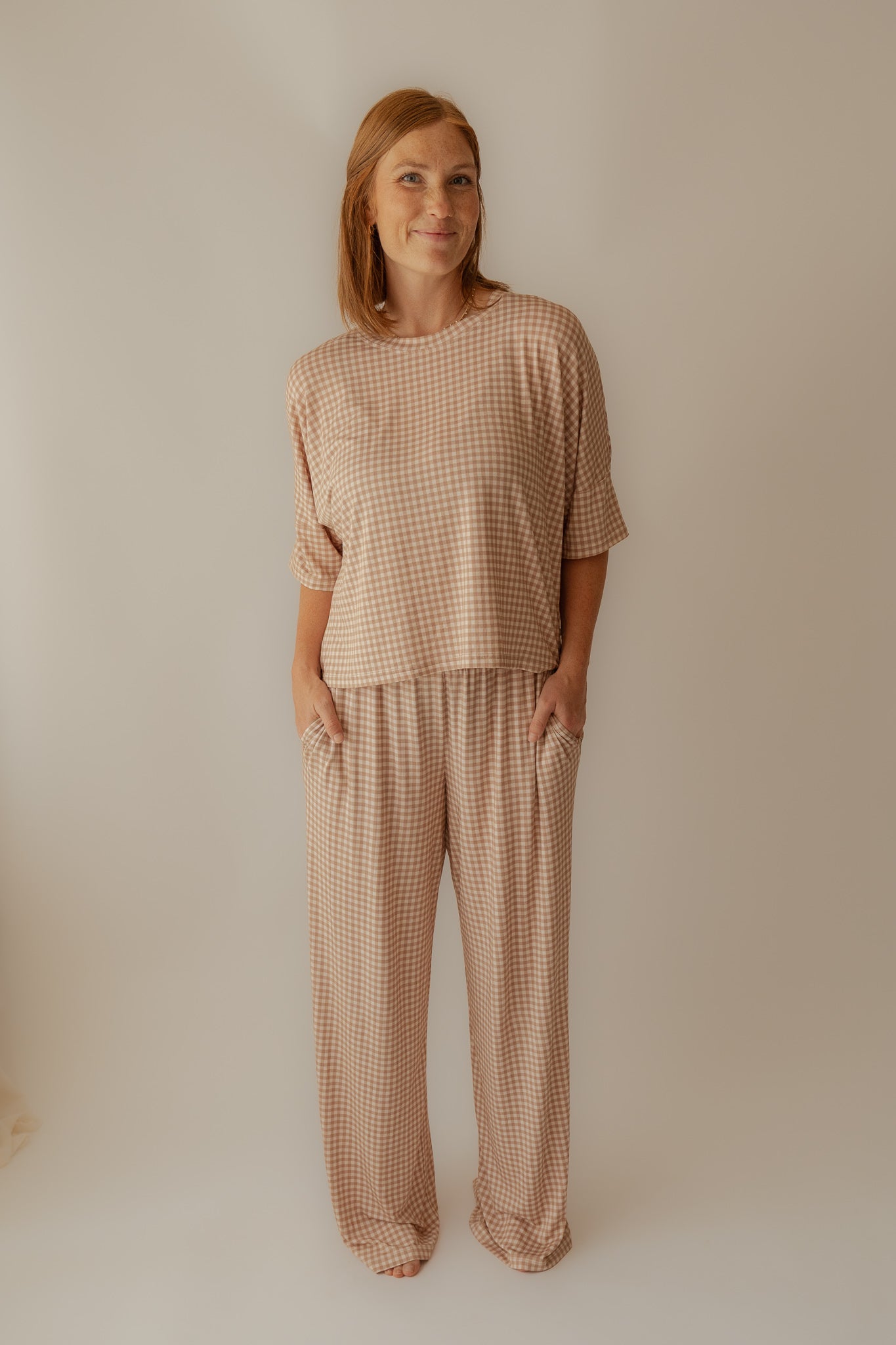 Gingham | Women's Pajama Lounge Set
