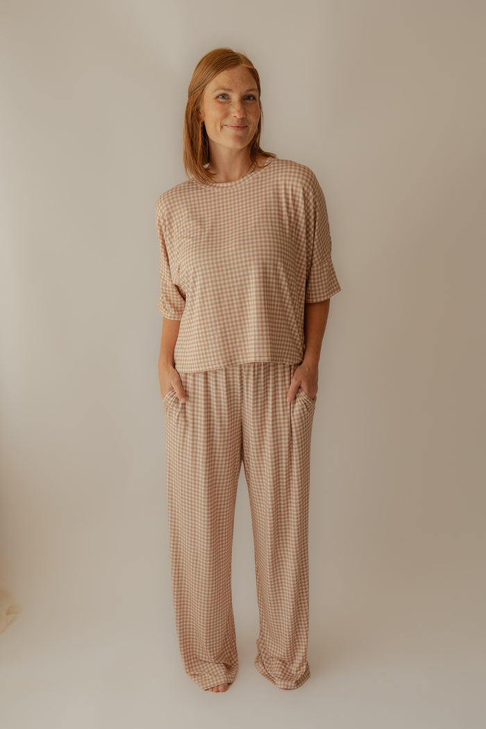 Gingham | Women's Pajama Lounge Set