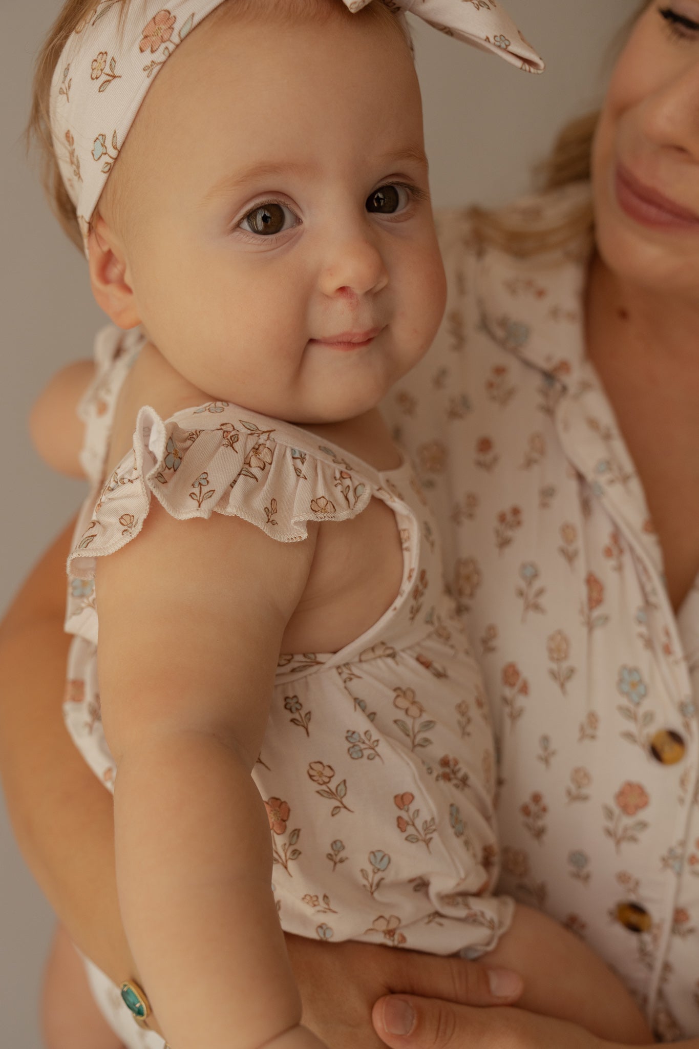 Vintage Floral | Ruffle Romper