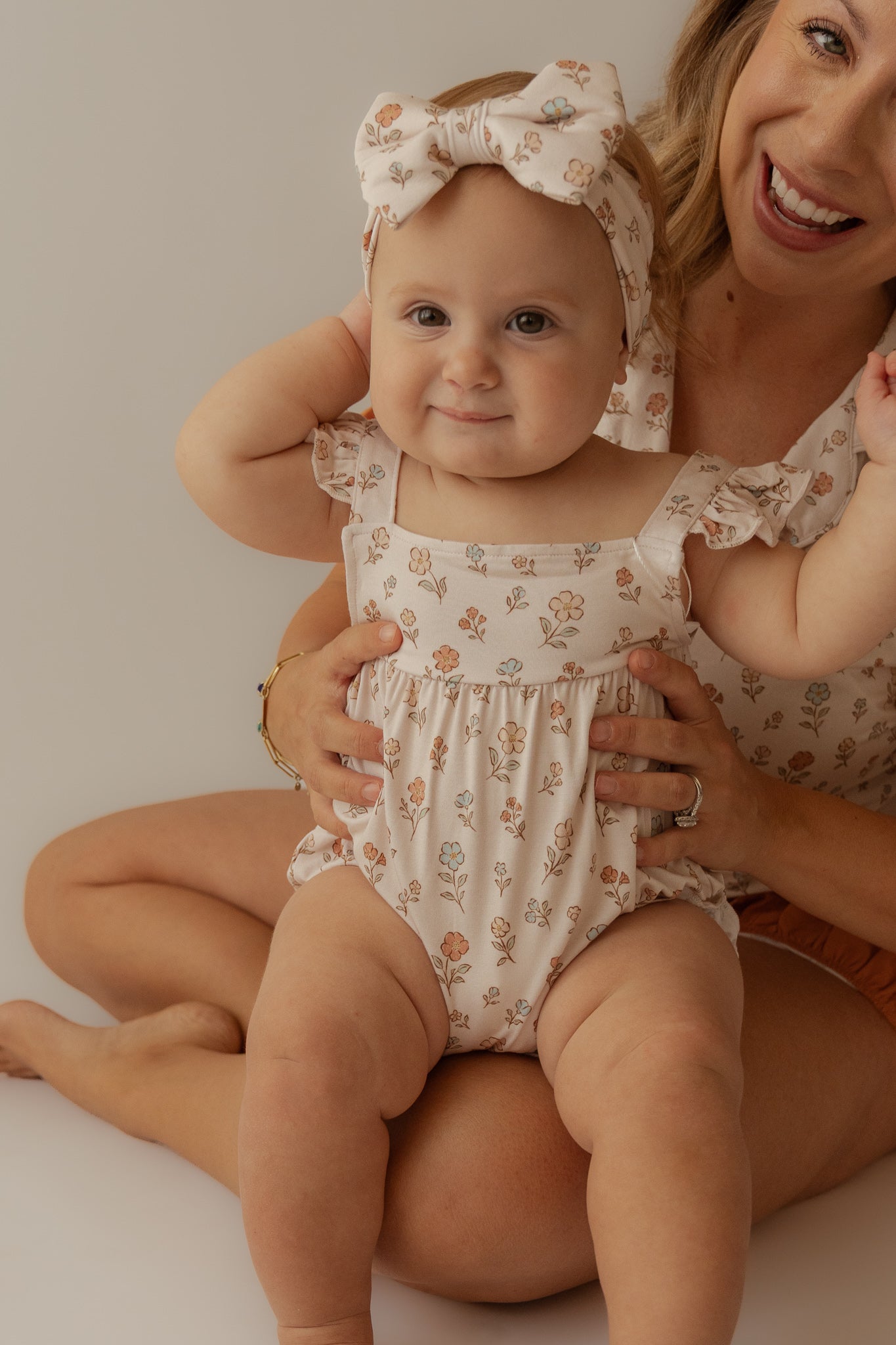 Vintage Floral | Ruffle Romper