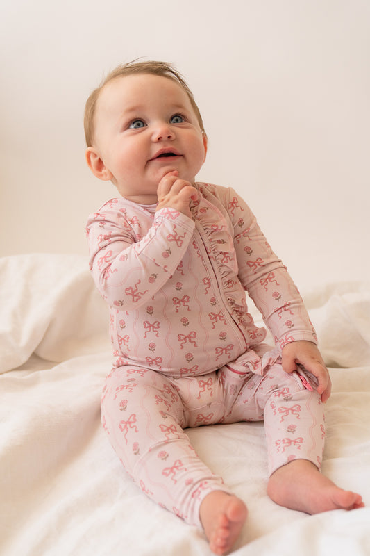 Bow's | Bamboo Zip Romper