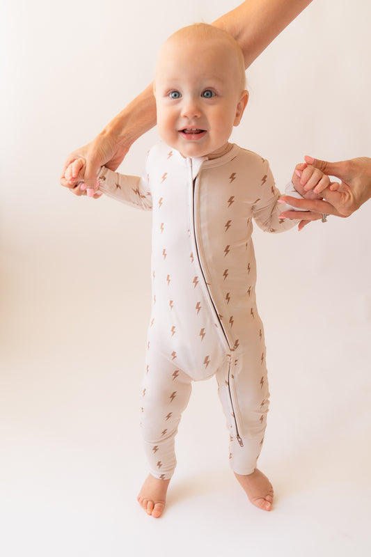 Bolt | Bamboo Zip Romper