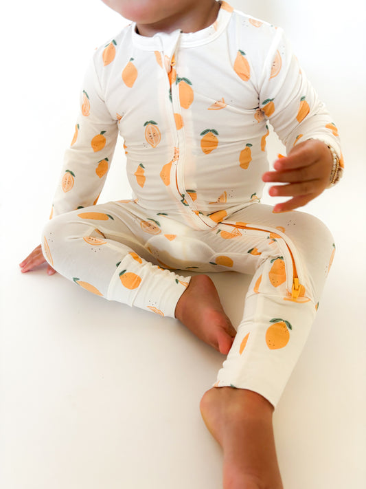 Lemon | Bamboo Zip Romper