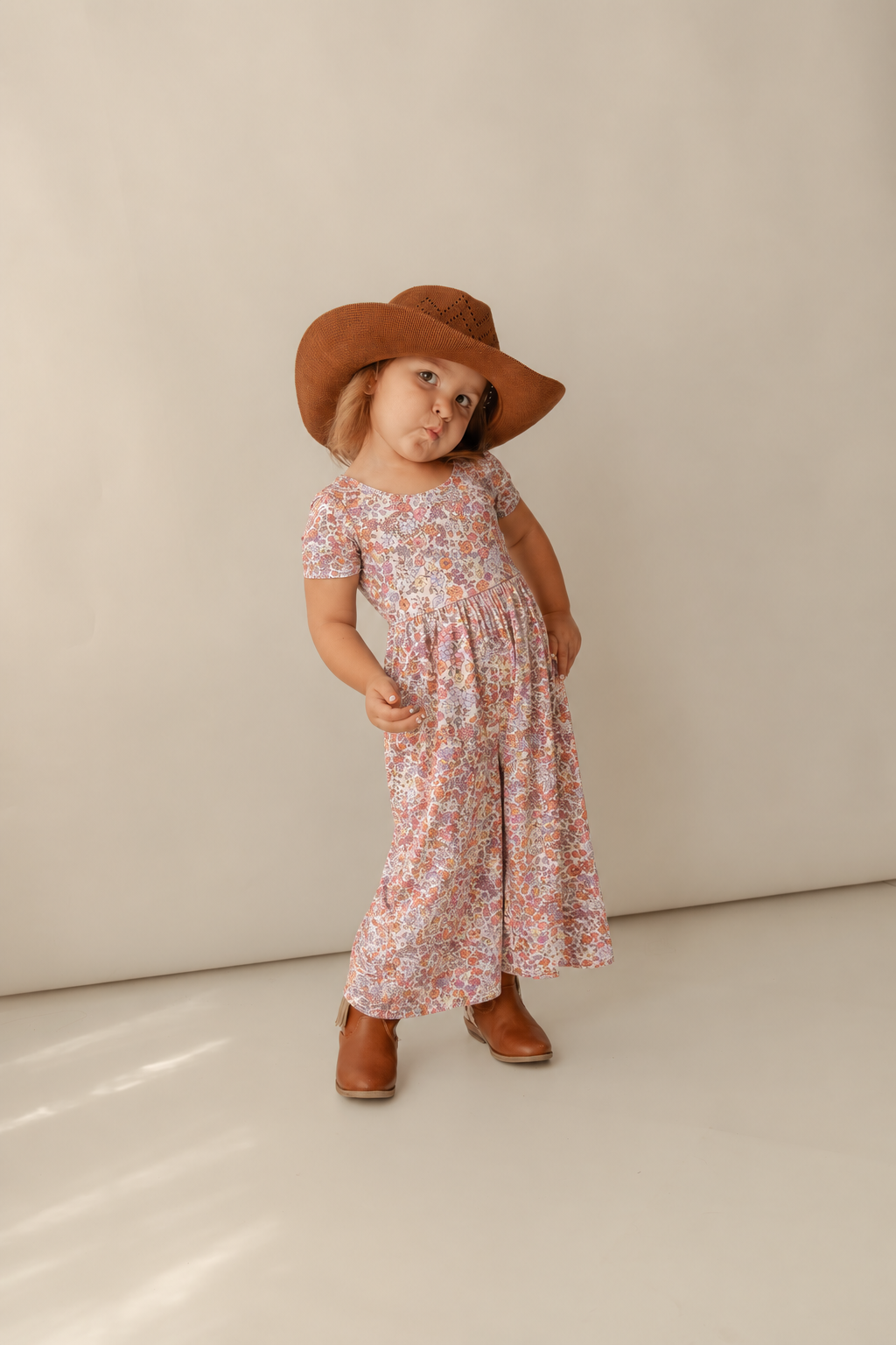 Lavender Flower Garden | Bamboo Jumpsuit