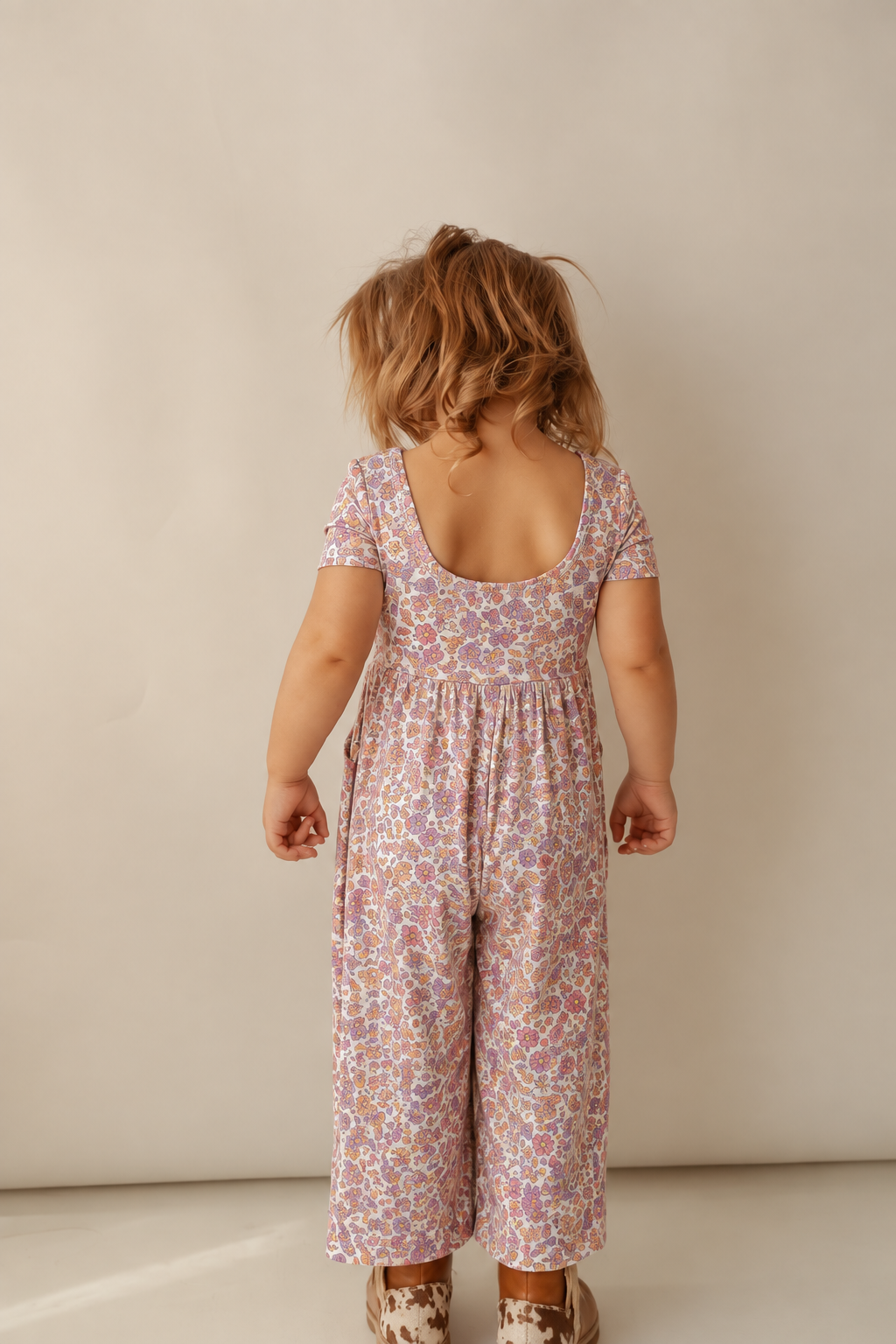 Lavender Flower Garden | Bamboo Jumpsuit
