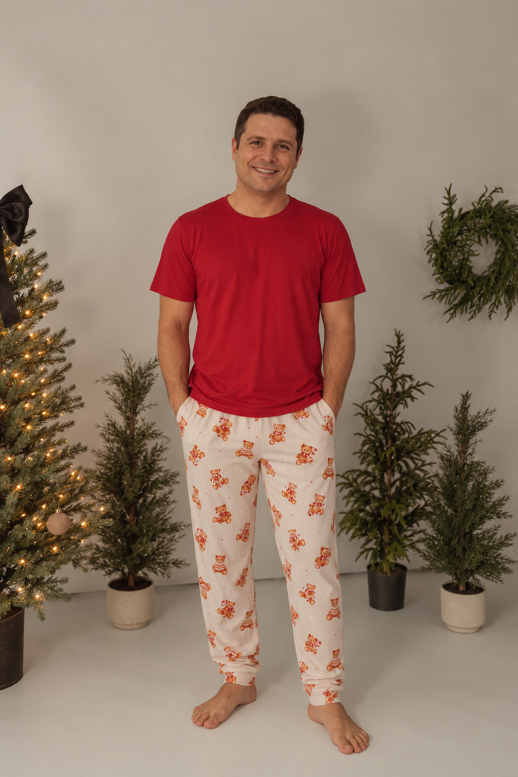 Christmas Teddy | Adult Men's Pajamas