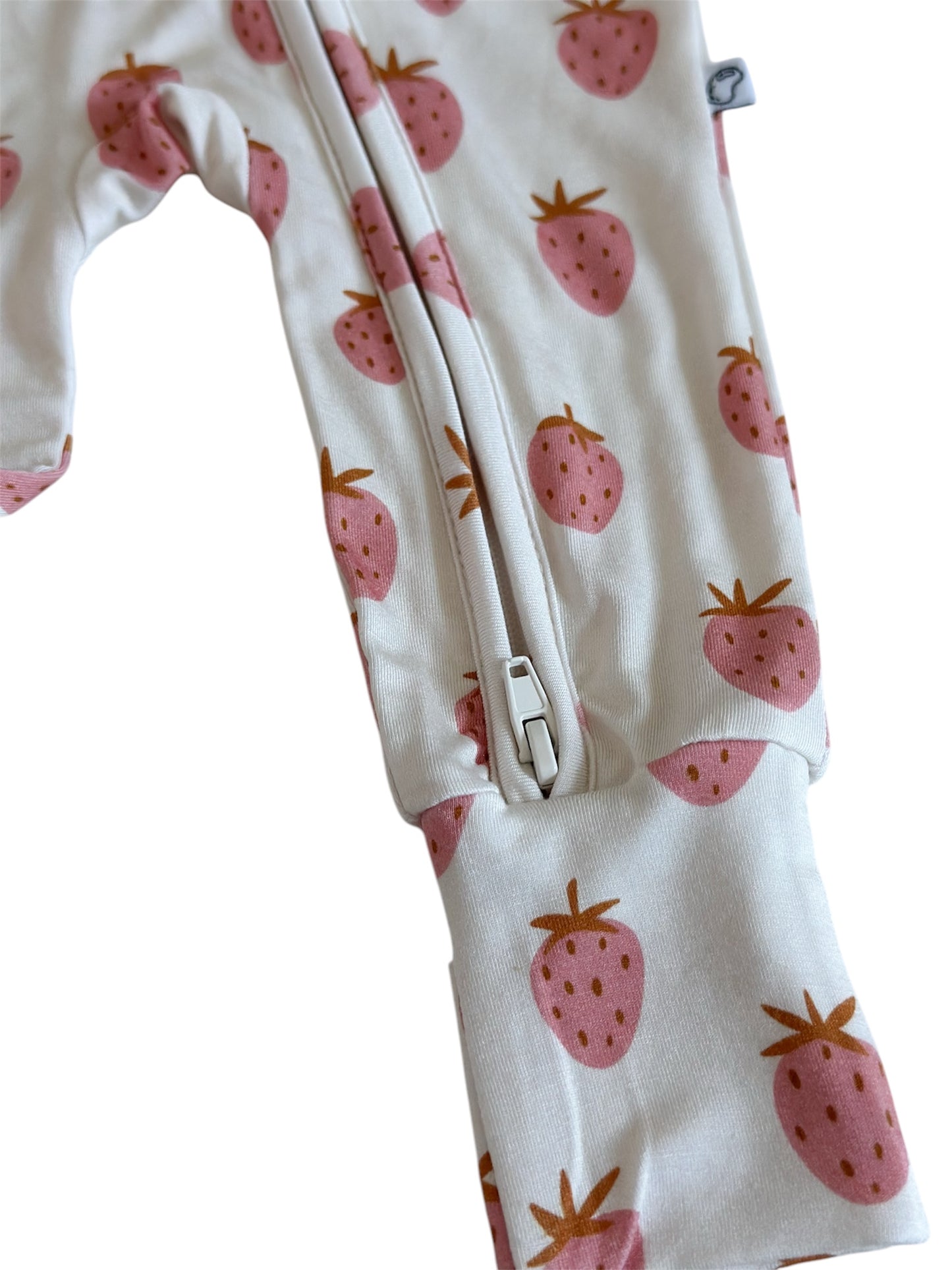 Strawberry | Bamboo Zip Romper