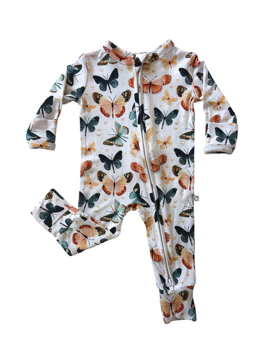 Butterly | Bamboo Zip Romper