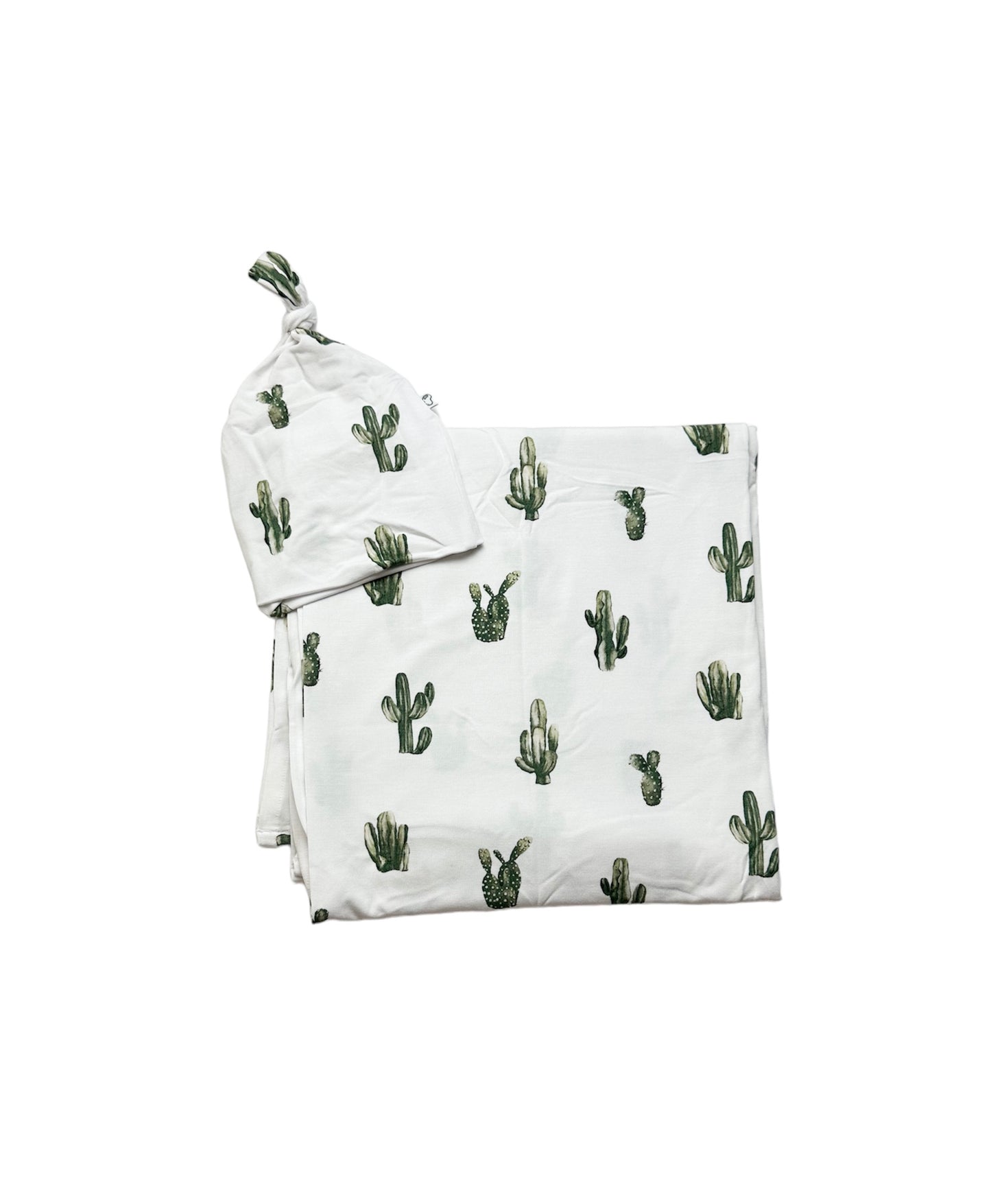 Cactus Swaddle/Beanie Set