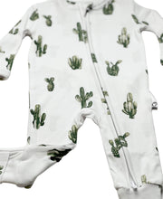 Load image into Gallery viewer, Cactus | Bamboo Zip Romper

