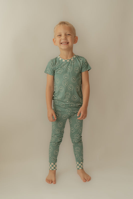 Smiley | Two Piece Pajama