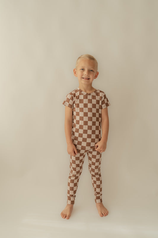 Checkerboard | Two Piece Pajama