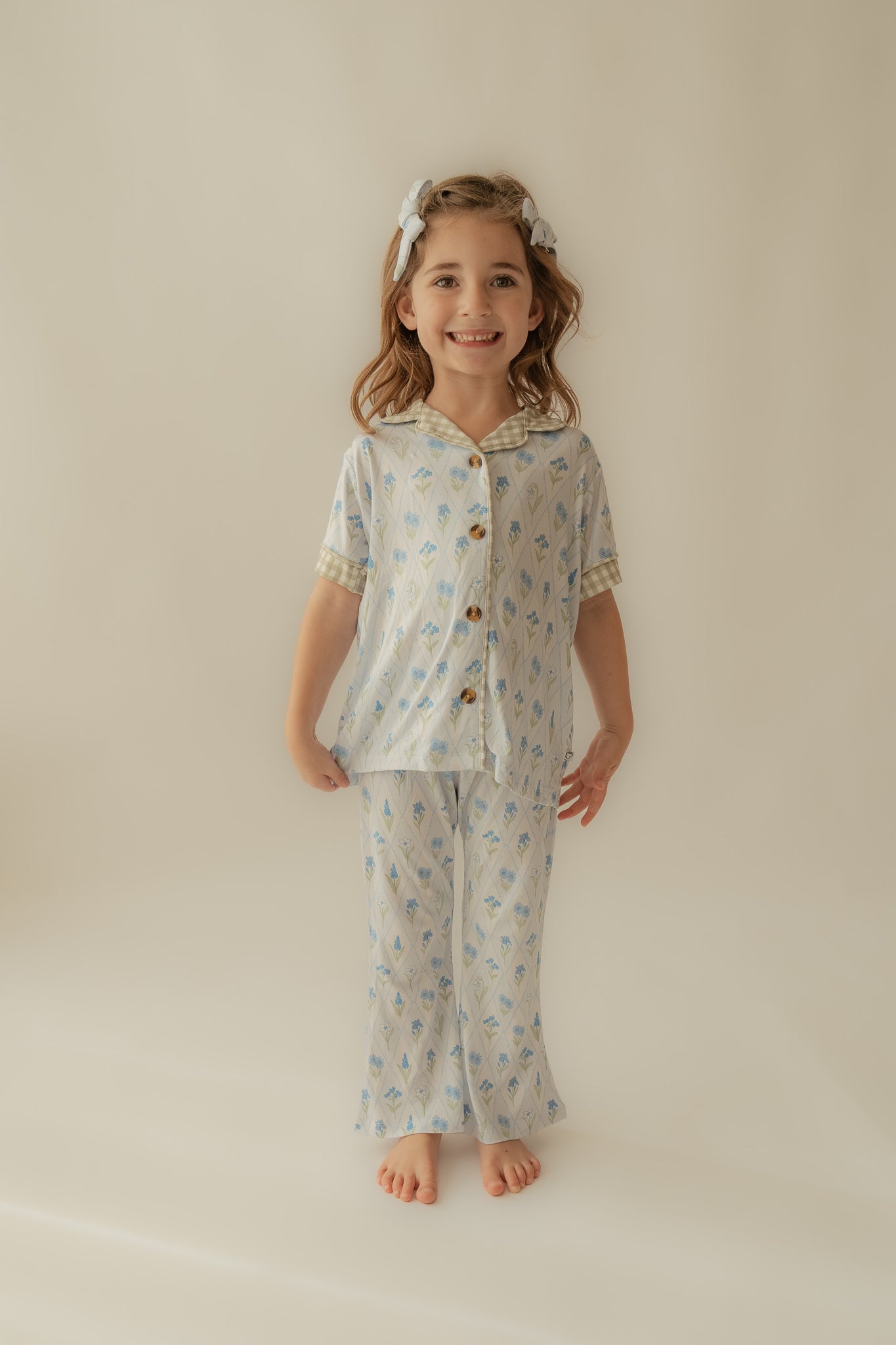 Dainty Floral | Flare Bamboo Two Piece Pajama