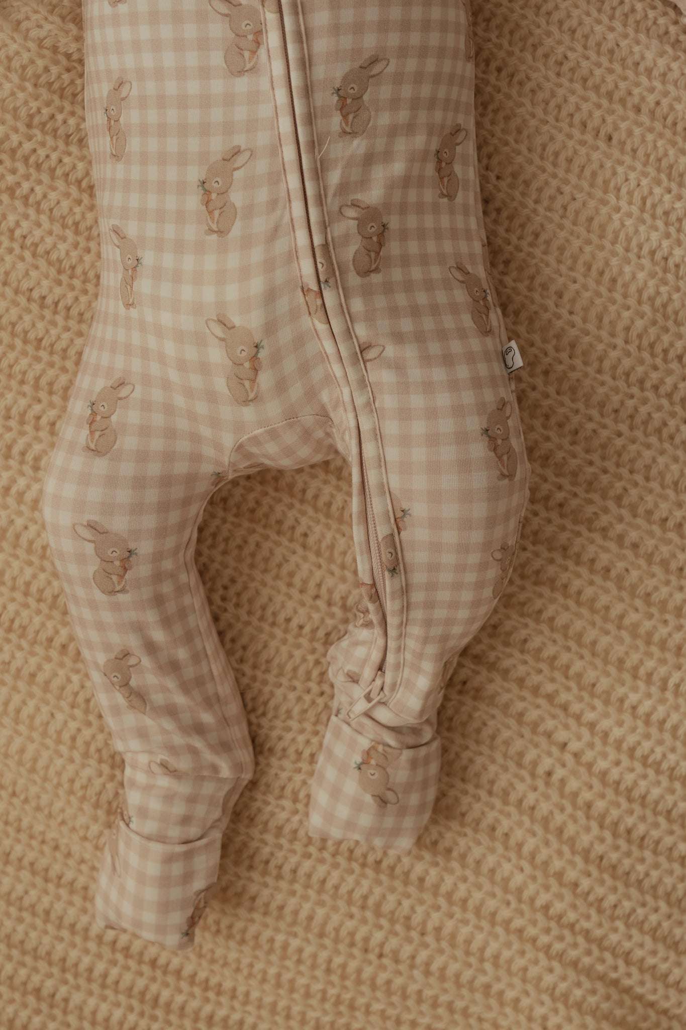 Bunny | Bamboo Zip Romper