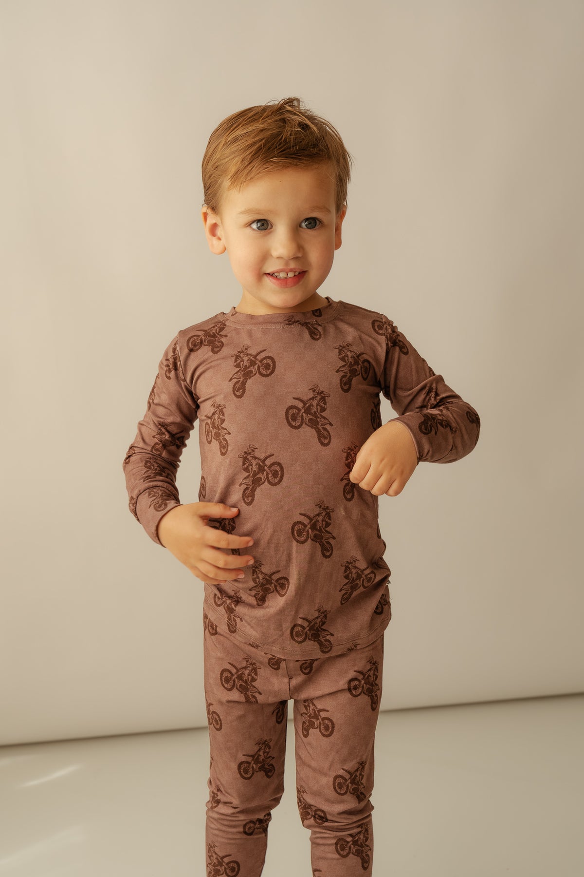 Dirt bike | Bamboo Two Piece Pajama