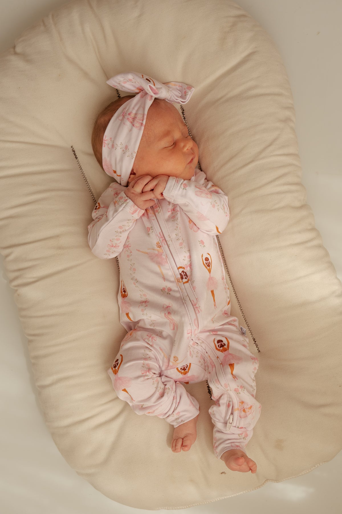 Ballerina | Bamboo Zip Romper