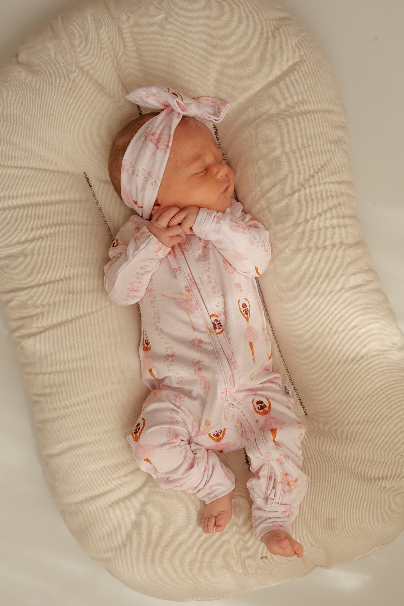 Ballerina | Bamboo Zip Romper