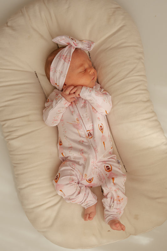 Ballerina | Bamboo Zip Romper
