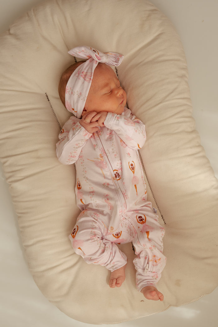 Ballerina | Bamboo Zip Romper