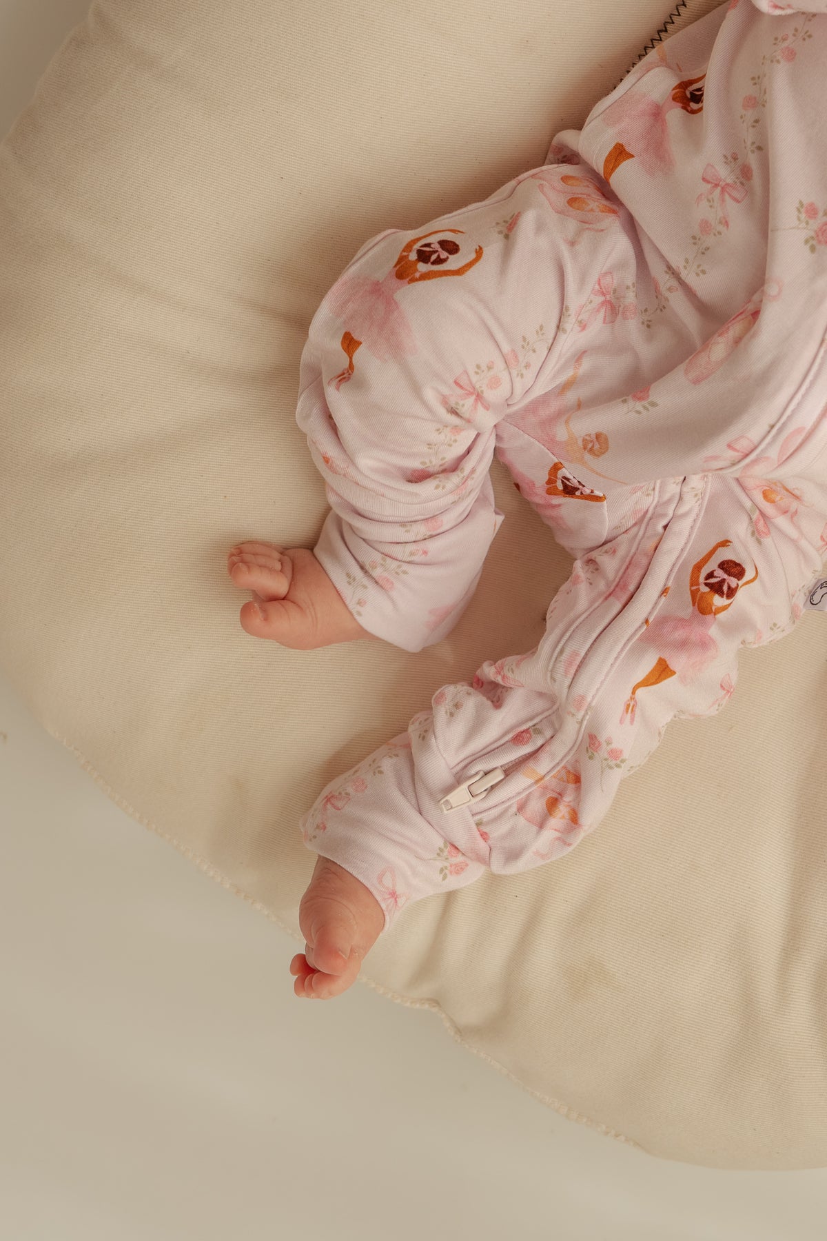 Ballerina | Bamboo Zip Romper
