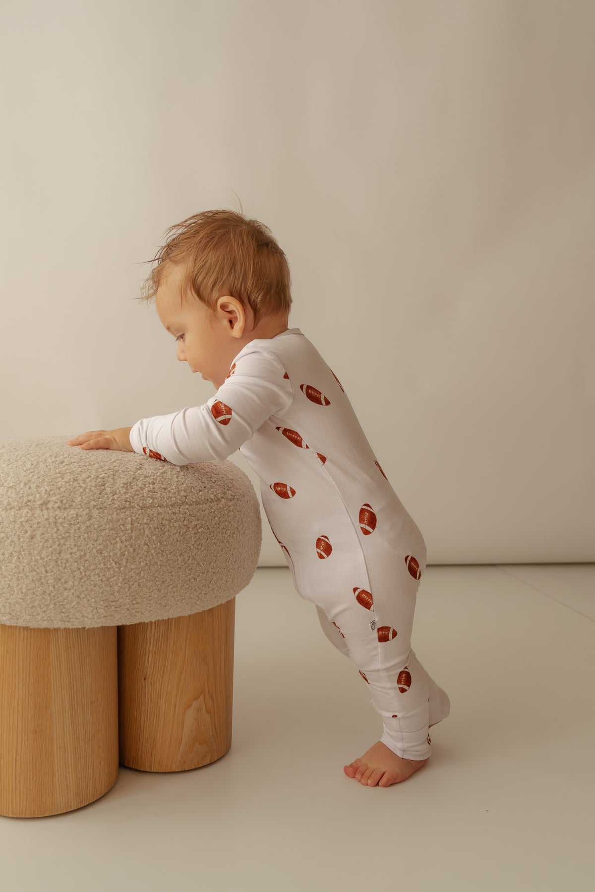 Football Game Day | Bamboo Zip Romper