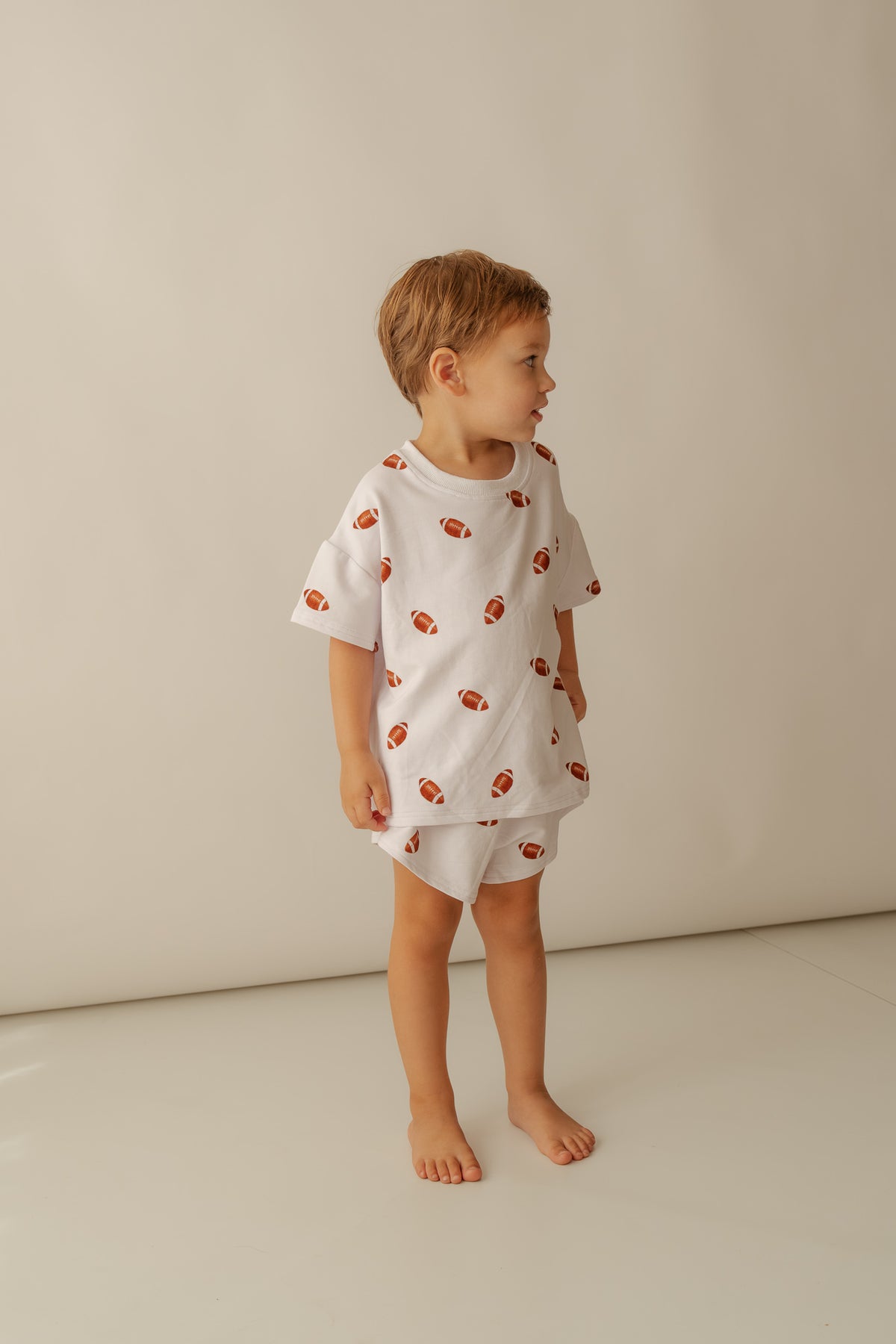Football Game Day | Terry Bamboo Short Set