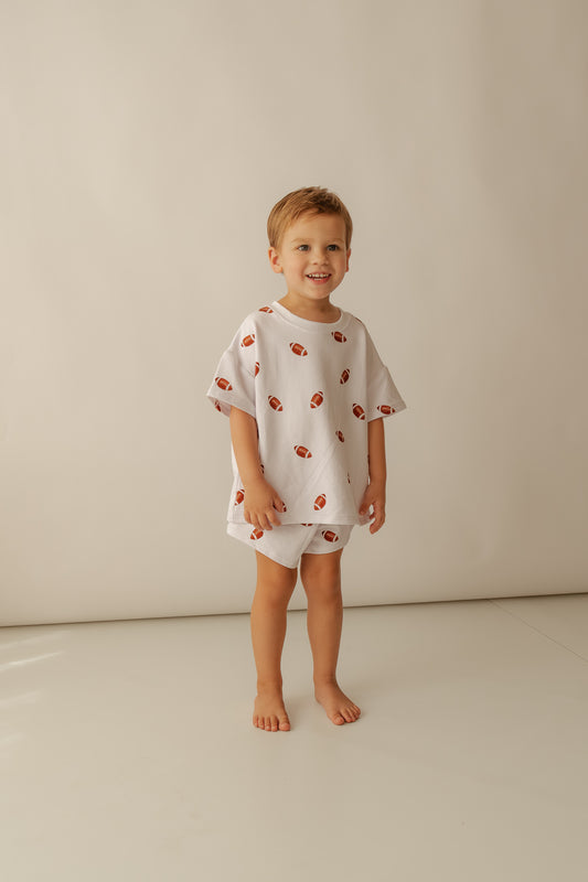 Football Game Day | Terry Bamboo Short Set